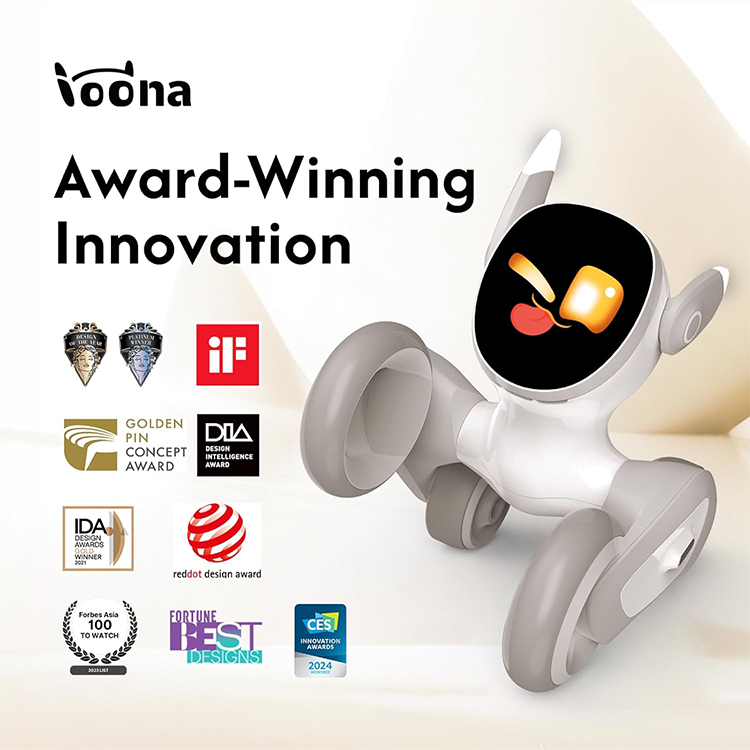 خرید ربات هوشمند Loona با پایه شارژر